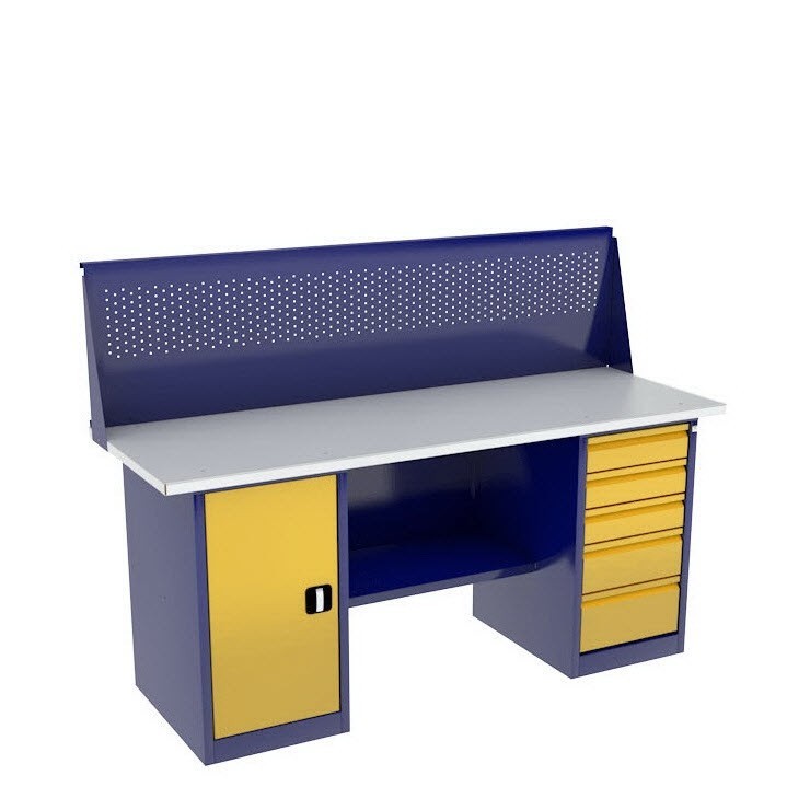 Верстак с тумбой и драйвером ВП-4Т/1,6 с экраном купить в Петрозаводске