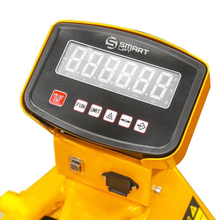 Гидравлическая тележка с весами BFC25 (г/п 2500 кг, вилы 1150x570 мм, PDP) SMARTLIFT (SMART) купить в Петрозаводске Гидравлическая тележка с весами BFC25 (г/п 2500 кг, вилы 1150x570 мм, PDP) SMARTLIFT (SMART) купить в Петрозаводске