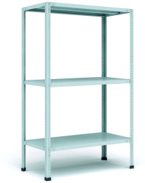Стеллаж металлический Титан МС-750 1500x1000x500 3 полки Стеллаж металлический Титан МС-750 1500x1000x500 3 полки