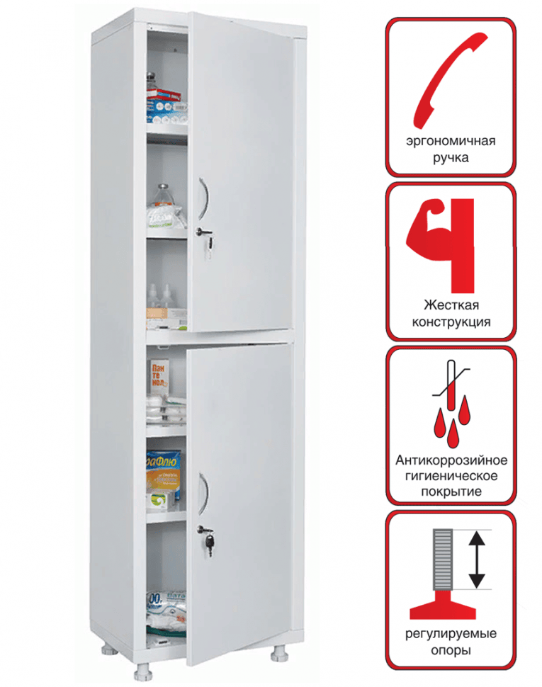 Медицинский шкаф HILFE МД 1 1657/SS купить в Петрозаводске Медицинский шкаф HILFE МД 1 1657/SS купить в Петрозаводске