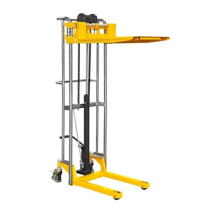 Ручной гидравлический штабелер SDDJS1500 (400 кг; 1,5 м; с вилами и площадкой) SMARTLIFT (SMART) купить в Петрозаводске