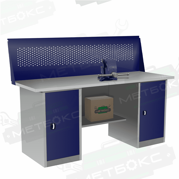 Верстак двухтумбовый ВП-5/1,9 с экраном купить в Петрозаводске