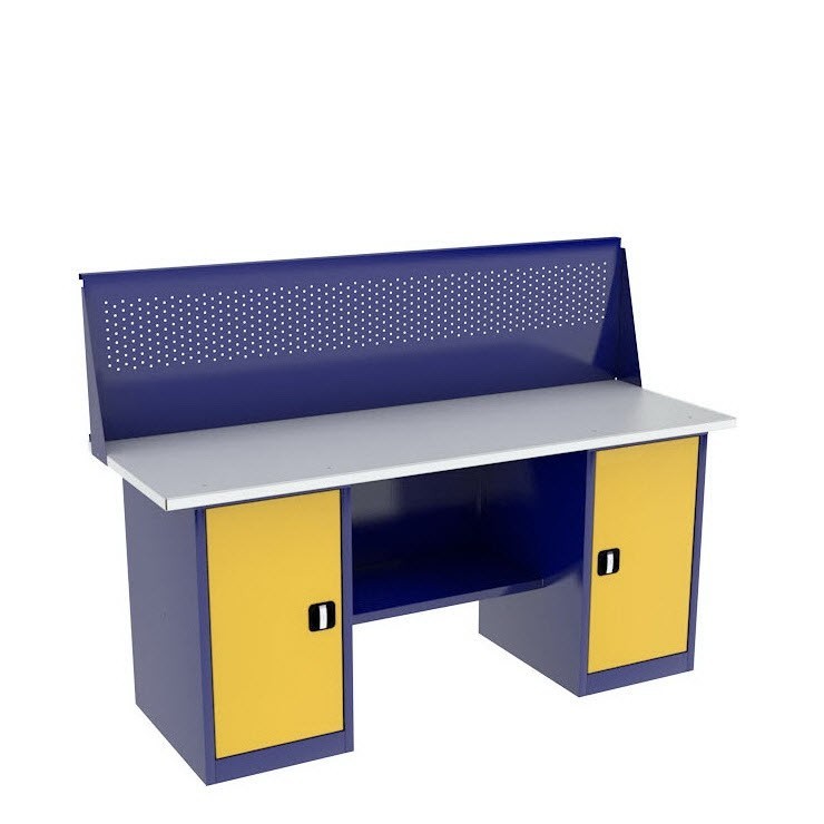 Верстак двухтумбовый ВП-5/1,9 с экраном купить в Петрозаводске