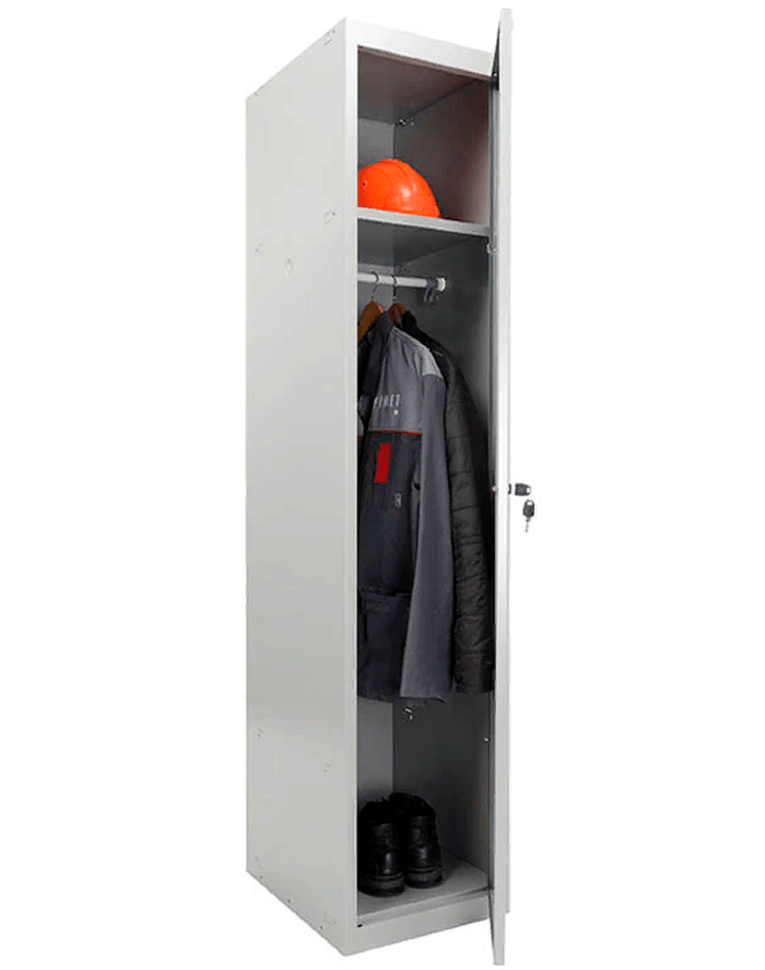 Шкаф для раздевалок усиленный ML-11-40 базовый модуль купить в Петрозаводске