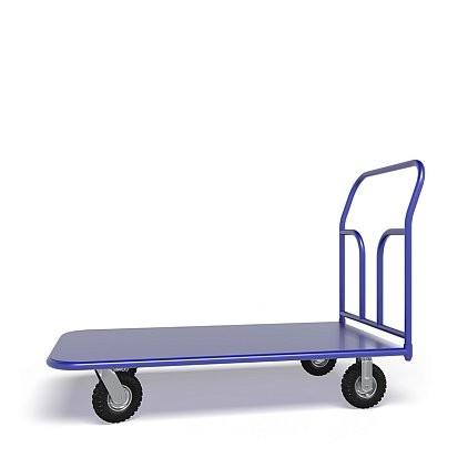 Платформенная тележка ТП 4 (г/п 300 кг, 1200x600 мм, колеса пневматические 270 мм) купить в Петрозаводске Платформенная тележка ТП 4 (г/п 300 кг, 1200x600 мм, колеса пневматические 270 мм) купить в Петрозаводске