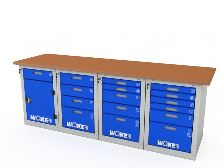 Верстак четырехтумбовый WOKER PRO 42456.2400 купить в Петрозаводске