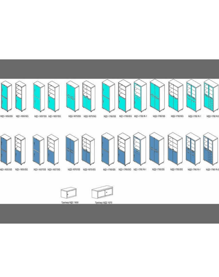 Медицинский шкаф HILFE МД 1 1760 R-1 купить в Петрозаводске