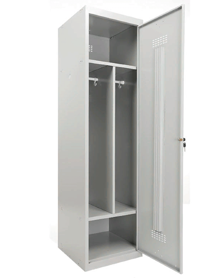 Шкаф для раздевалок усиленный ML-11-50D базовый модуль купить в Петрозаводске