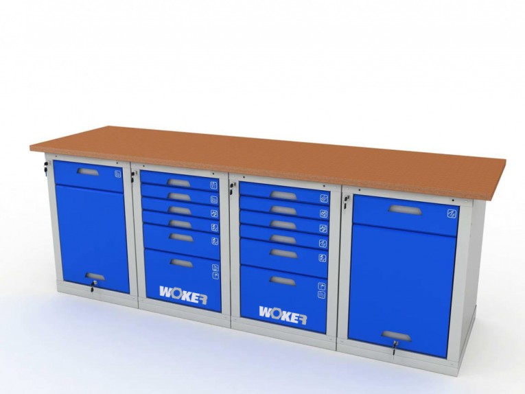 Верстак четырехтумбовый WOKER PRO 42662.2400 купить в Петрозаводске