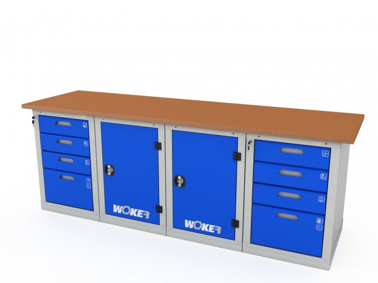 Верстак четырехтумбовый WOKER PRO 44114.2400 купить в Петрозаводске