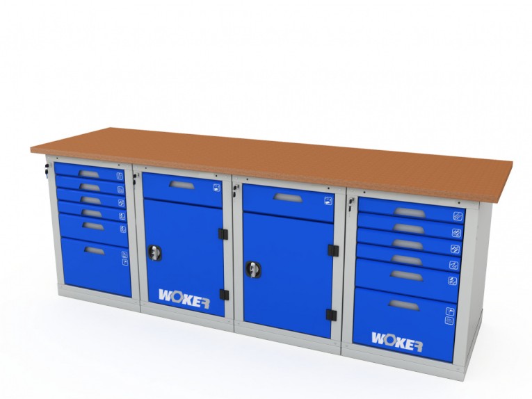 Верстак четырехтумбовый WOKER PRO 46226.2400 купить в Петрозаводске