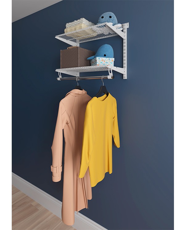 Гардеробная система Практик Home Basic G60S белая купить в Петрозаводске