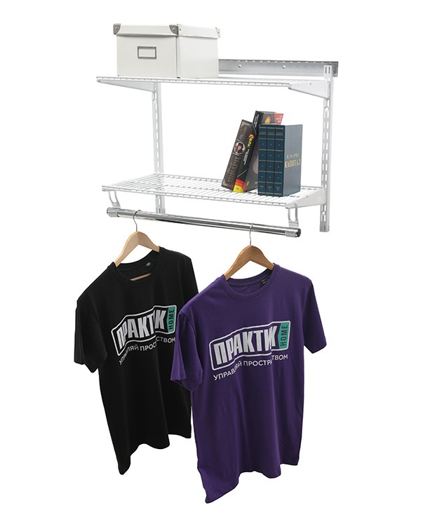 Гардеробная система Практик Home Basic G60S белая купить в Петрозаводске