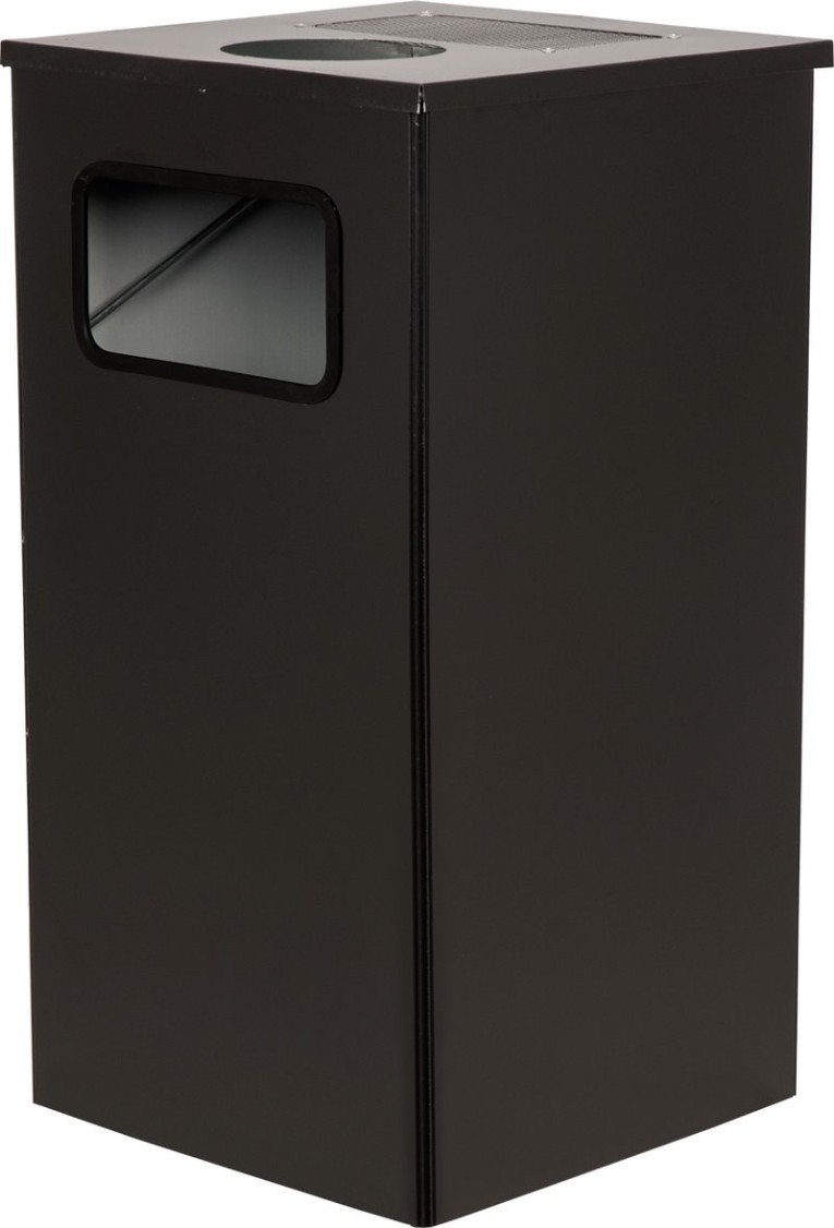 Урна 80 литров Квадро-11 черный купить в Петрозаводске