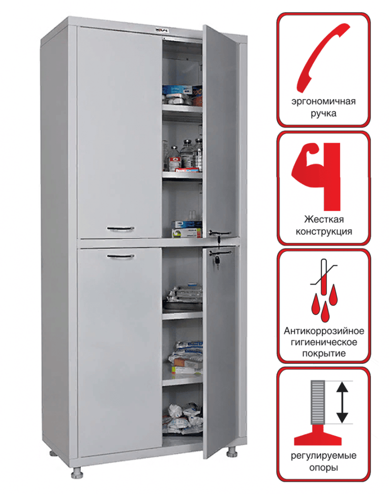 Медицинский шкаф Hilfe МД 2 1780/SS купить в Петрозаводске Медицинский шкаф Hilfe МД 2 1780/SS купить в Петрозаводске