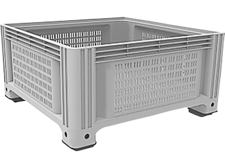 D-Box 1130 P 1130x1130x580 мм перфорированный серый на ножках купить в Петрозаводске D-Box 1130 P 1130x1130x580 мм перфорированный серый на ножках купить в Петрозаводске