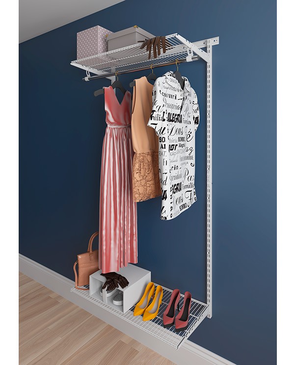 Гардеробная система Практик Home Basic G90 белая купить в Петрозаводске