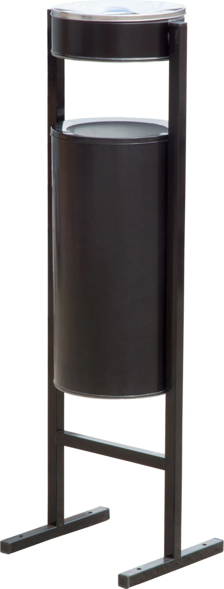 Урна уличная с пепельницей 25 литров черный купить в Петрозаводске