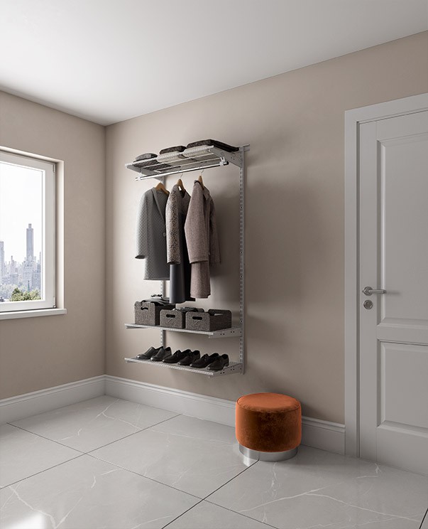 Гардеробная система Практик Home Basic G90 графит купить в Петрозаводске