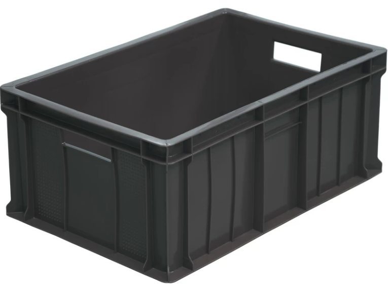 Ящик 600х400х250 сплошной чёрный купить в Петрозаводске Ящик 600х400х250 сплошной чёрный купить в Петрозаводске