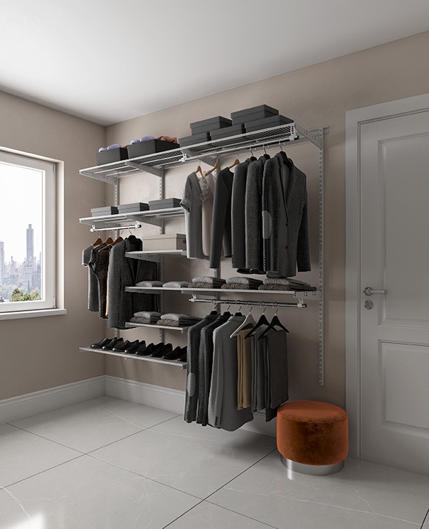 Гардеробная система Практик Home Max G210 белая купить в Петрозаводске