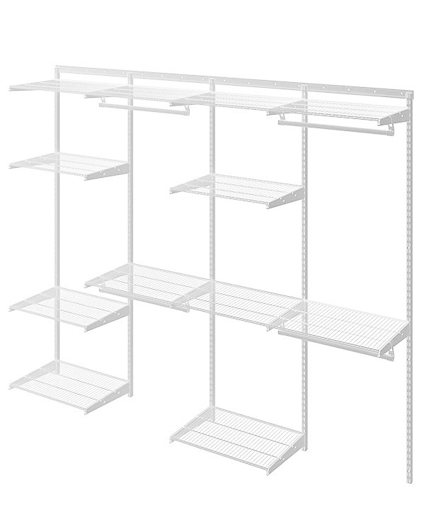 Гардеробная система Практик Home Max G240 белая купить в Петрозаводске