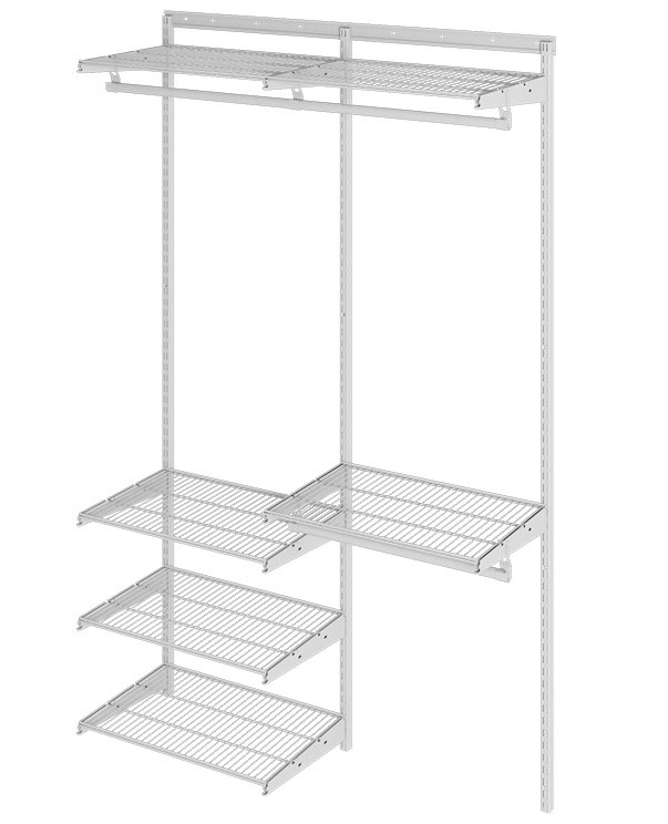 Гардеробная система Практик Home Optima G120 белая купить в Петрозаводске