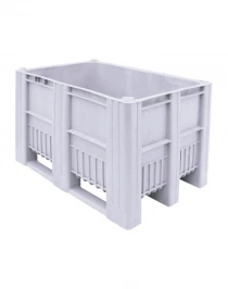 BoxPallet 1200х800х740 мм светло-серый сплошной BoxPallet 1200х800х740 мм светло-серый сплошной