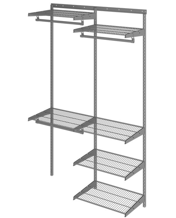 Гардеробная система Практик Home Optima G120 графит купить в Петрозаводске