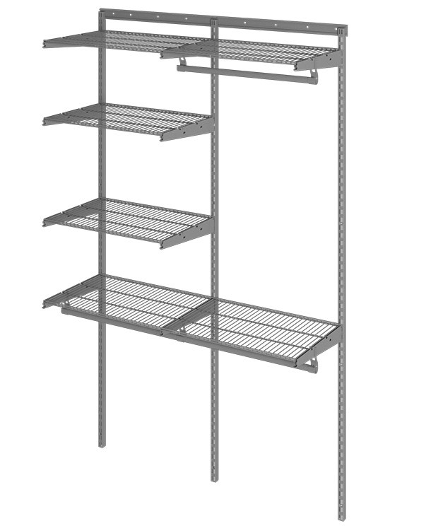 Гардеробная система Практик Home Optima G120 графит купить в Петрозаводске