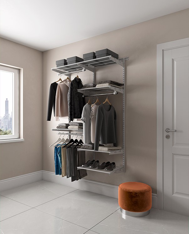 Гардеробная система Практик Home Optima G120 графит купить в Петрозаводске