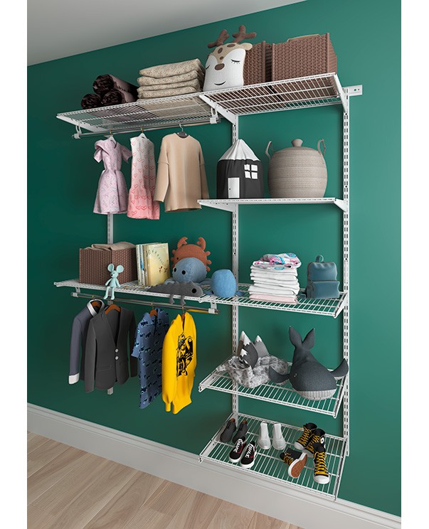 Гардеробная система Практик Home Optima G150 белая купить в Петрозаводске