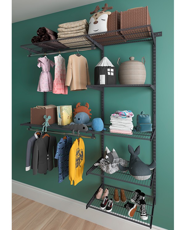 Гардеробная система Практик Home Optima G150 графит купить в Петрозаводске