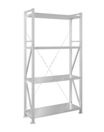 Стеллаж MS U 3000x700x1000 4 полки (400 кг, металл)