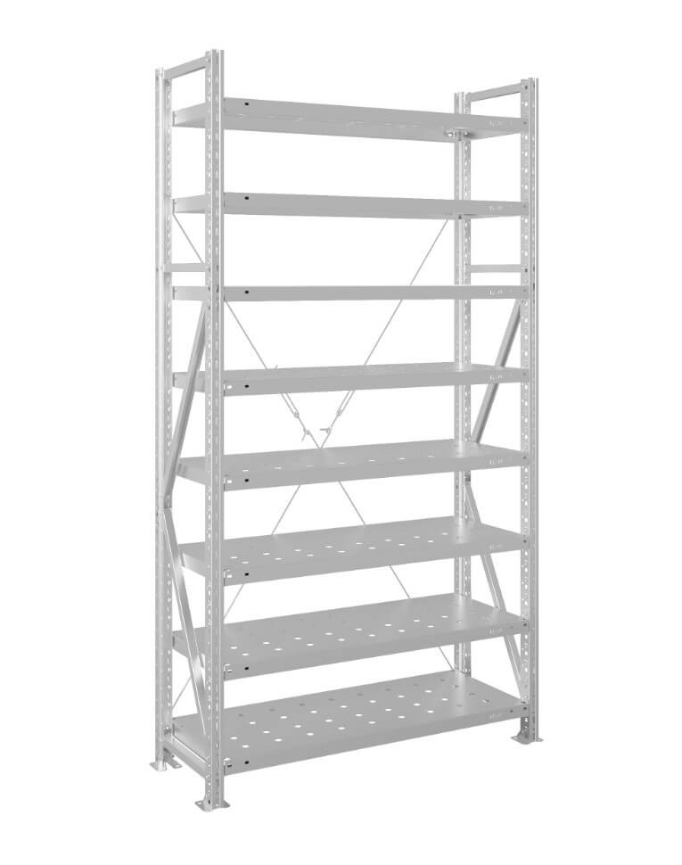 Стеллаж MS U 2000x1500x600 8 полок (150 кг, перф) купить в Петрозаводске