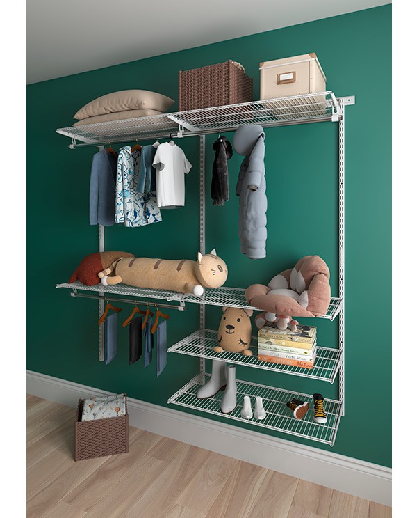 Гардеробная система Практик Home Optima G180 белая купить в Петрозаводске