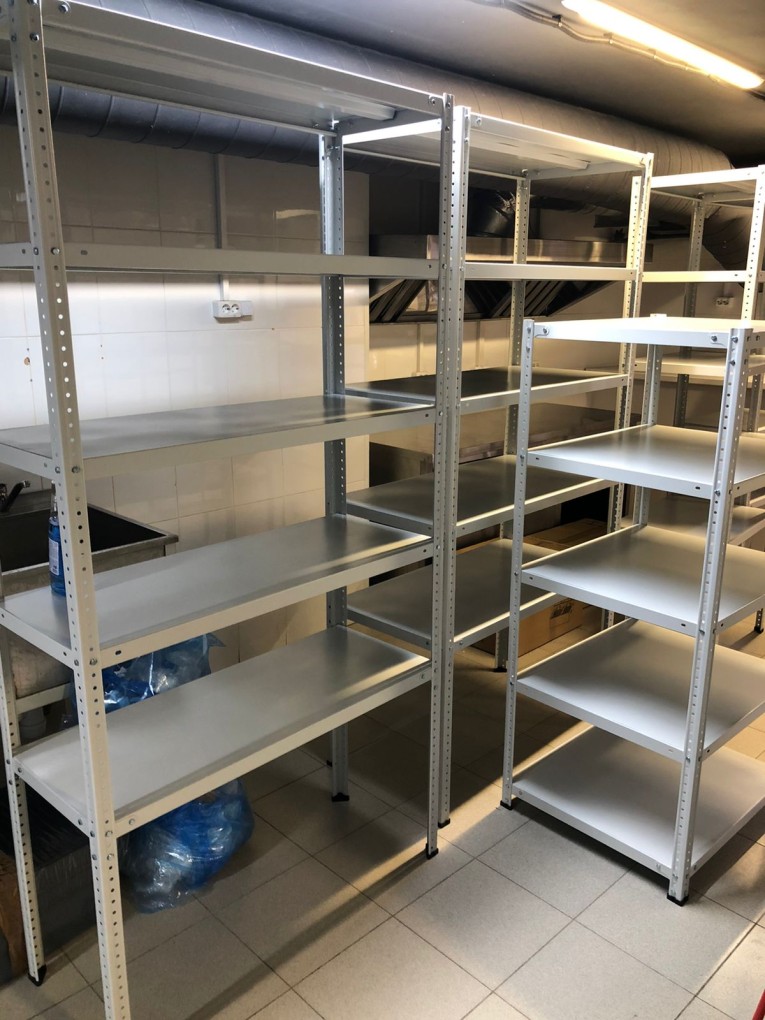 Стеллаж металлический Титан МС-500 1800х1000х300 5 полок купить в Петрозаводске Стеллаж металлический Титан МС-500 1800х1000х300 5 полок купить в Петрозаводске