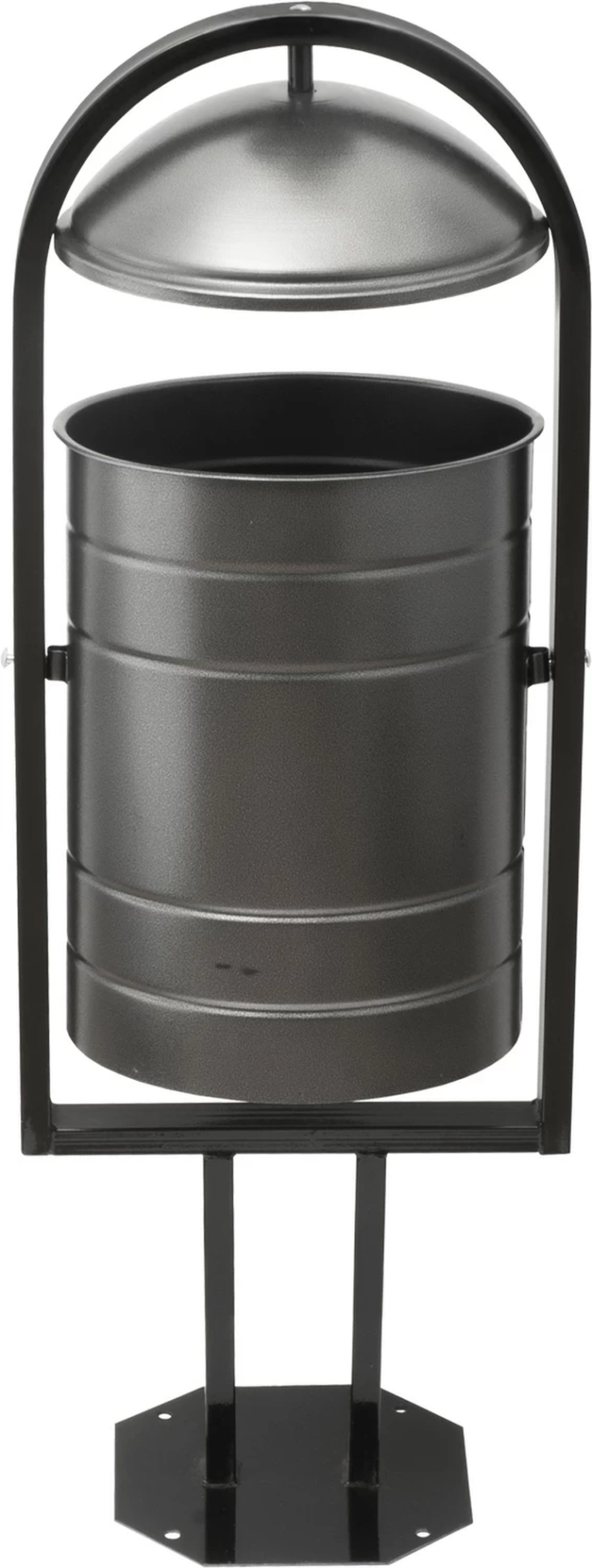 Урна уличная 370х300х1000 серебряная купить в Петрозаводске