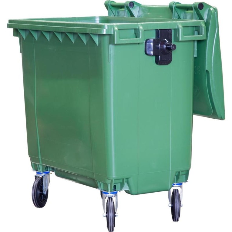 Мусорный контейнер 770л. зелёный купить в Петрозаводске Мусорный контейнер 770л. зелёный купить в Петрозаводске