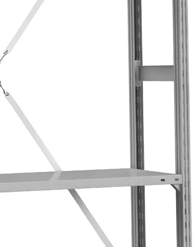 Стеллаж ТСУ 2500x700x300 8 полок (150 кг, перф) купить в Петрозаводске