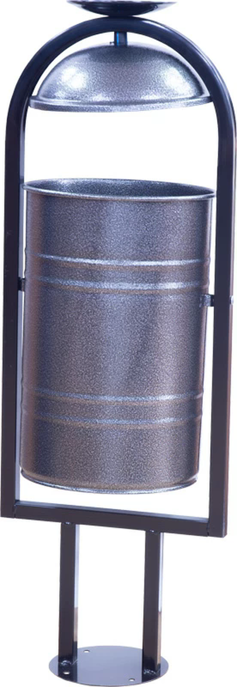 Урна металлическая с пепельницей 1050х370х300 мм серый антик купить в Петрозаводске