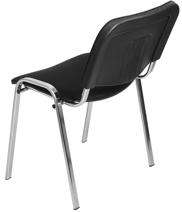 Стул Изо (черная ткань, хром) купить в Петрозаводске Стул Изо (черная ткань, хром) купить в Петрозаводске