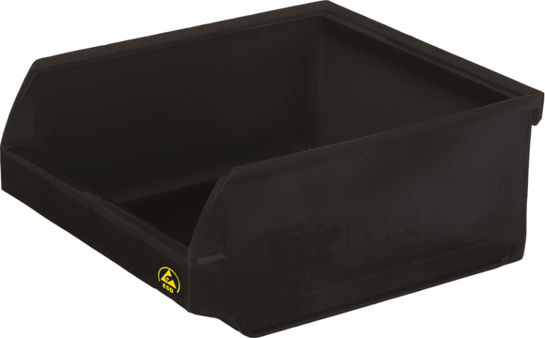 Ящик Ancona 107х98х47 PP, черный антистатичный купить в Петрозаводске