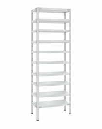 Стеллаж металлический Титан МС-500 3000х700х400 10 полок Стеллаж металлический Титан МС-500 3000х700х400 10 полок