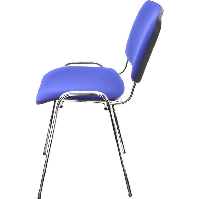 Стул Изо (синяя ткань, хром) купить в Петрозаводске Стул Изо (синяя ткань, хром) купить в Петрозаводске