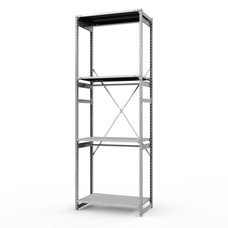 Стеллаж металлический ТСУ Универсал, 3000х1060х500 мм.Штанги: 3шт. Полки: металл 4 шт. купить в Петрозаводске