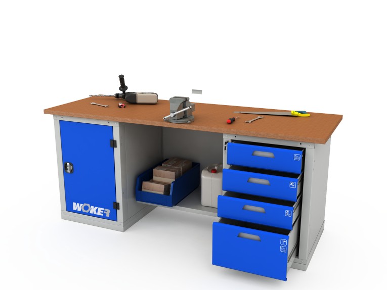 Верстак двухтумбовый WOKER PRO 2104.2000 купить в Петрозаводске