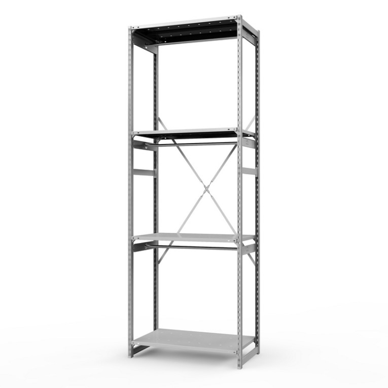 Стеллаж металлический ТСУ Универсал, 3000х1060х500 мм.Штанги: 3шт. Полки: металл усил. перф. 4 шт. купить в Петрозаводске