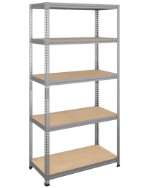 Стеллаж быстросборный ЛОФТ (SBL) 1800x900x450 5 полок (цинк)