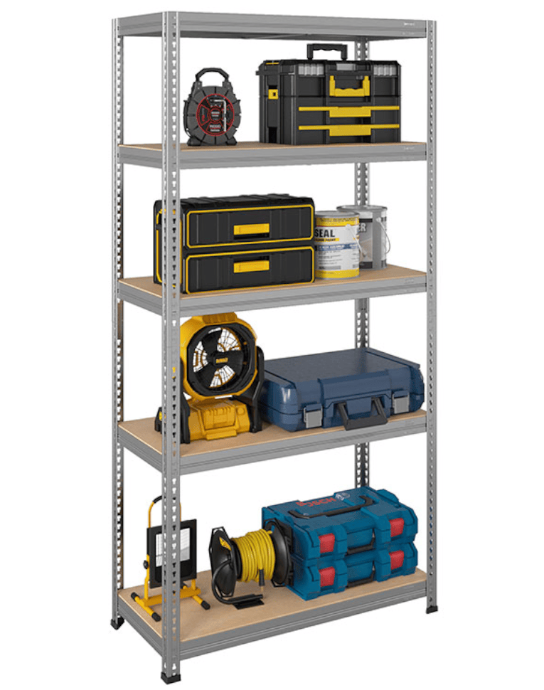 Стеллаж быстросборный ЛОФТ (SBL) 1800x900x450 5 полок (цинк) купить в Петрозаводске Стеллаж быстросборный ЛОФТ (SBL) 1800x900x450 5 полок (цинк) купить в Петрозаводске